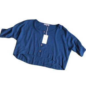 BNWT Botero Blouse in sapphire, Tysa, Size 0